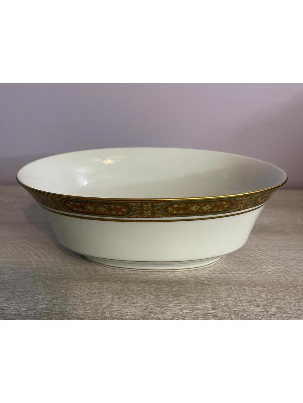 Sango China MARABOU #3761 Oval Serving Bowl - Made In Japan! MZZ8